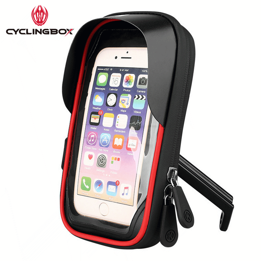 Bicycle Phone Holder Bag Touch Screen Electric Bik..